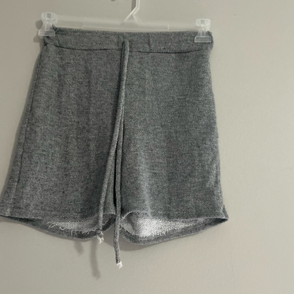 Personal Privilege Gray Lounge Shorts Drawstring Sweat Shorts Women’s M